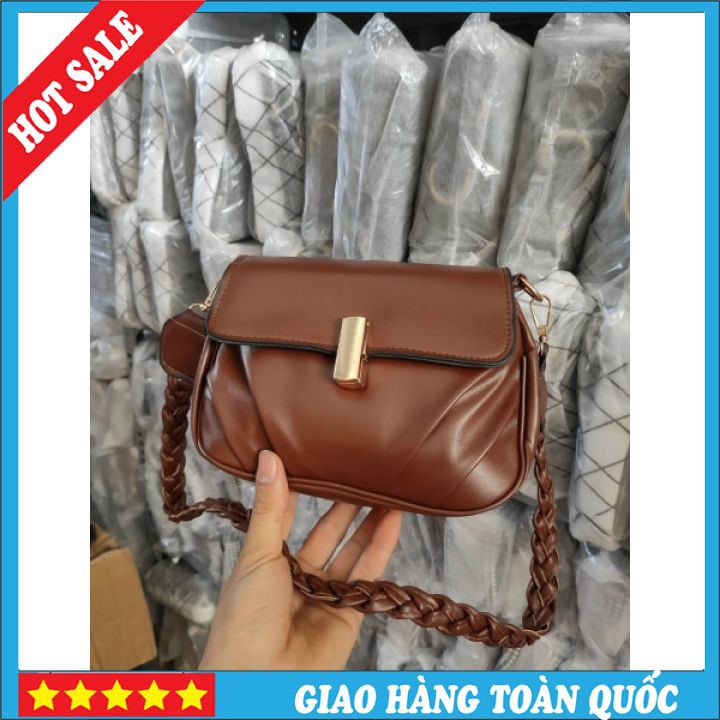 Túi xách nữ cao cấp💕FREESHIP💕 khóa bút, 2 loại dây thay đổi giá rẻ MIA09 MIA CLUTCH 194 Free Ship