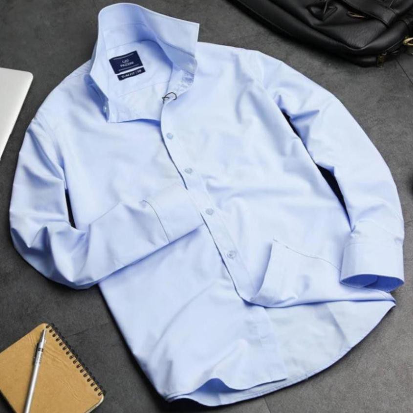 Áo sơ mi nam Zara kiểu dáng hàn quốc trơn body vải lạnh khô thoáng,không nhăn | BigBuy360 - bigbuy360.vn