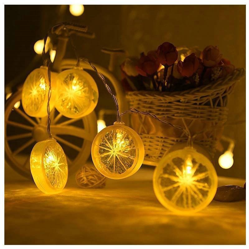 Dây Đèn LED Hình Lát Chanh Ngộ Ngĩnh, Dễ Thương 3M 20 Đèn