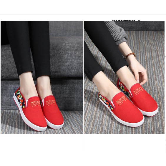 Slip on gót hoa kiểu dáng thời trang | BigBuy360 - bigbuy360.vn