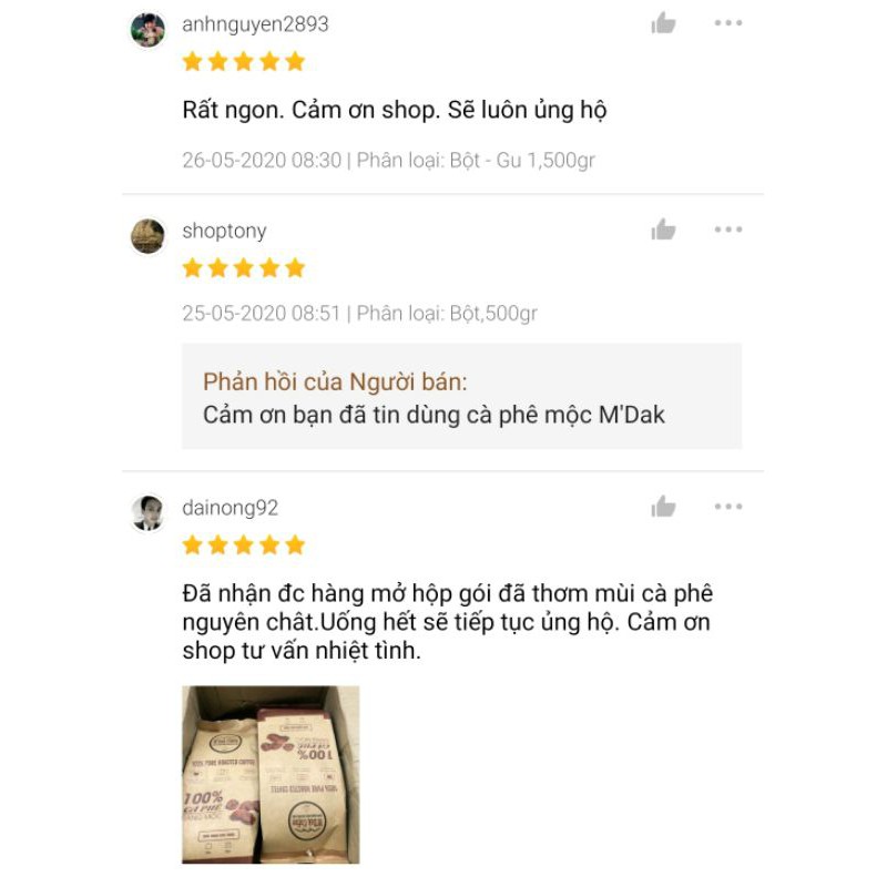 500gr Cà Phê Nguyên Chất Thượng Hạng Đắk Nông | BigBuy360 - bigbuy360.vn