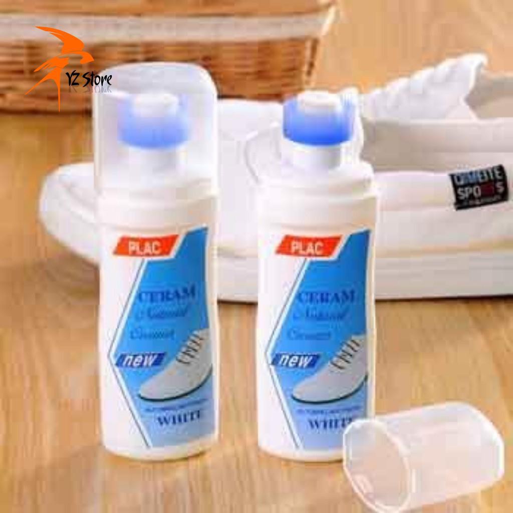 [GIÁ GỐC TẬN XƯỞNG] Dung Dịch Tẩy Trắng Giày Dép Túi Xách Kèm Đầu Cọ Cao Cấp PLAC Cream (75ml)