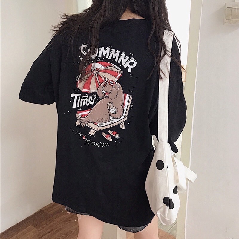Áo Thun Unisex SUMMER Tay Lỡ Form Rộng G459