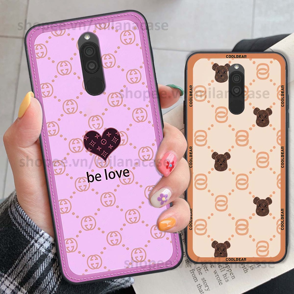 Ốp Xiaomi Redmi 8 hình trái tim be love tình yêu siêu đẹp, cá tính, thời trang