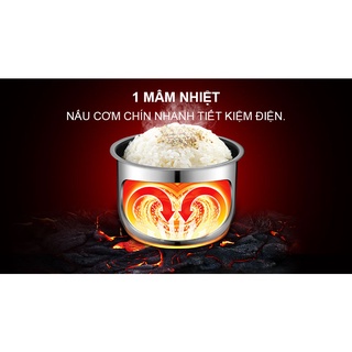 Nồi cơm điện Sharp 2.2 lít KSH-D22V