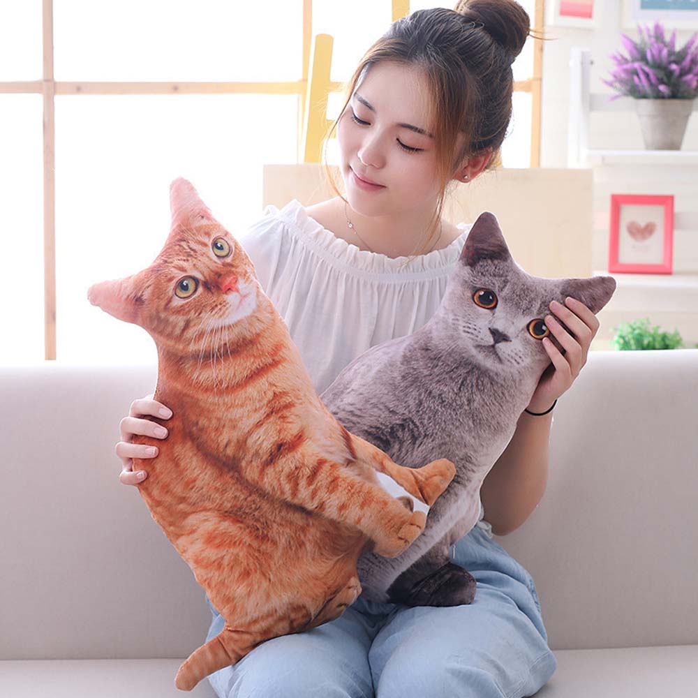 Gối Ôm Hình Mèo Đáng Yêu 30 / 50cm