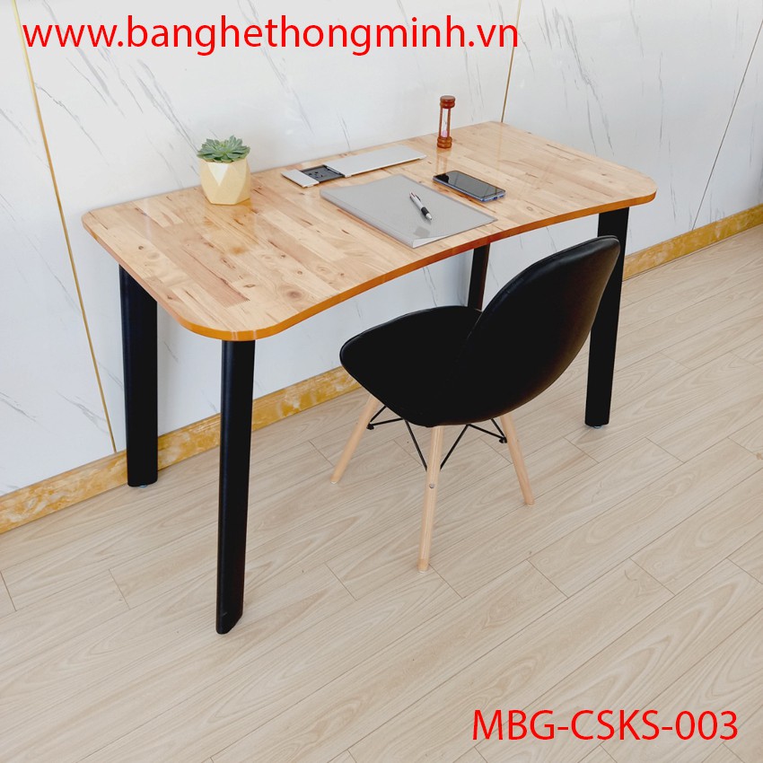 Bàn Làm Việc, Bàn Học MDF Chân Oval Tích Hợp Sạc USB &amp; Ổ Cắm 220V✔✔✔HUGIASMART✔✔✔CHẤT LƯỢNG-TIỆN ÍCH