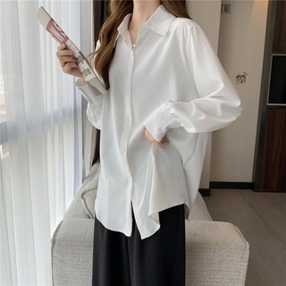 SƠ MI LỤA TRƠN TAY DÀI HÀN QUỐC - ÁO SƠ MI CÔNG SỞ