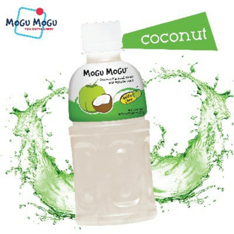 ( Combo 4 chai)Nước uống Mogu Mogu vị trái cây với thạch dừa 320ml