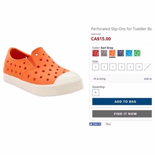 GIÀY NHỰA OLDNAVY DƯ XỊN