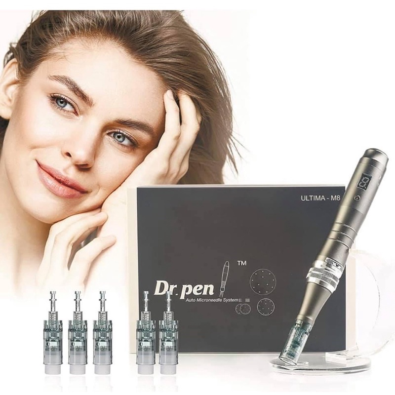 Máy Cấy Tảo Dr Pen M8 Chính Hãng Máy Phi Kim Cây Cấy Trắng Da May Pen Loại Chuẩn Kim Loại