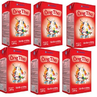 COMBO 6 HỘP SỮA ĐẶC CÓ ĐƯỜNG ÔNG THỌ ĐỎ - HỘP 1284G