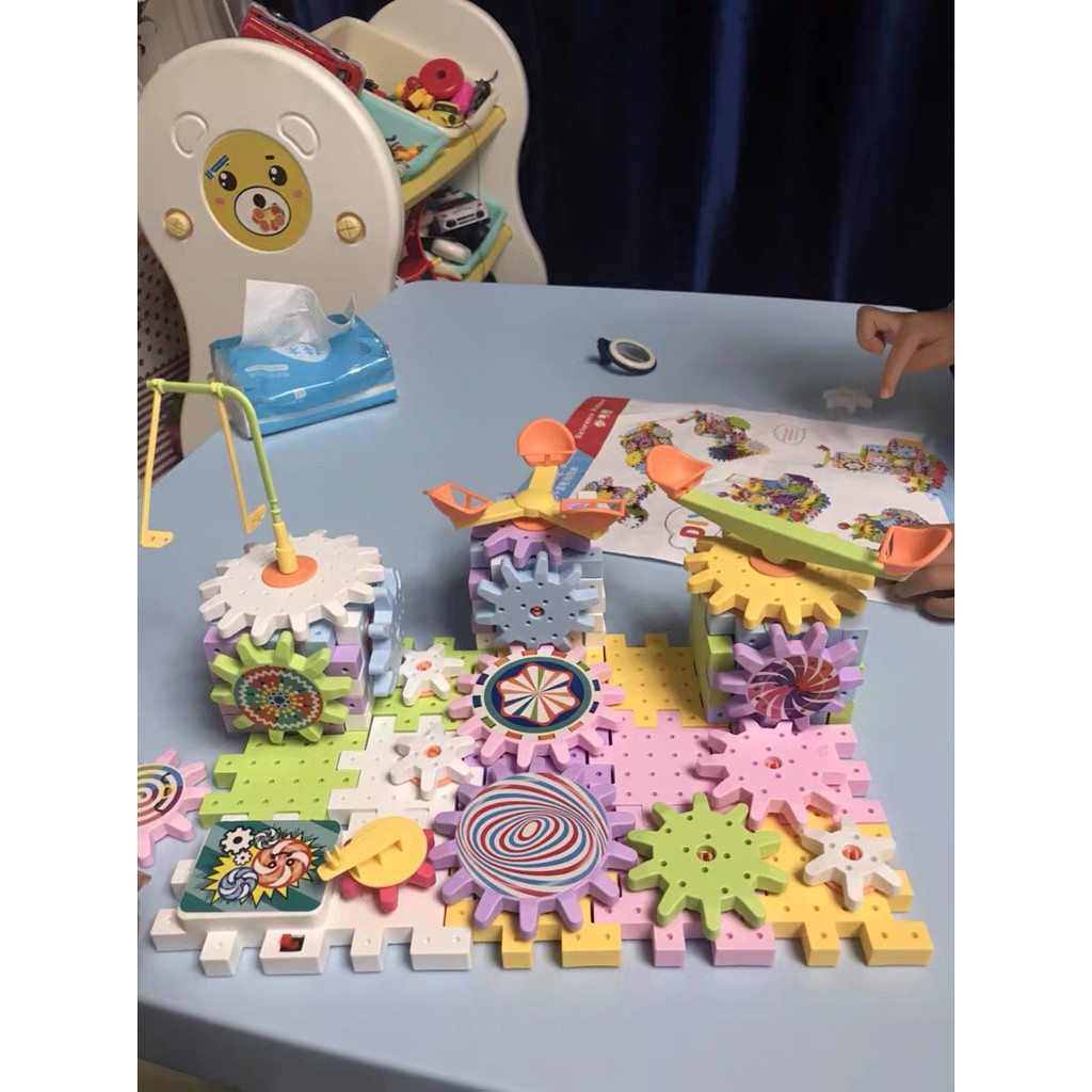 Đồ chơi Lego Lắp Ráp Mô Hình Bánh Răng Chuyển Động Thông Minh Boba Store 203 chi tiết