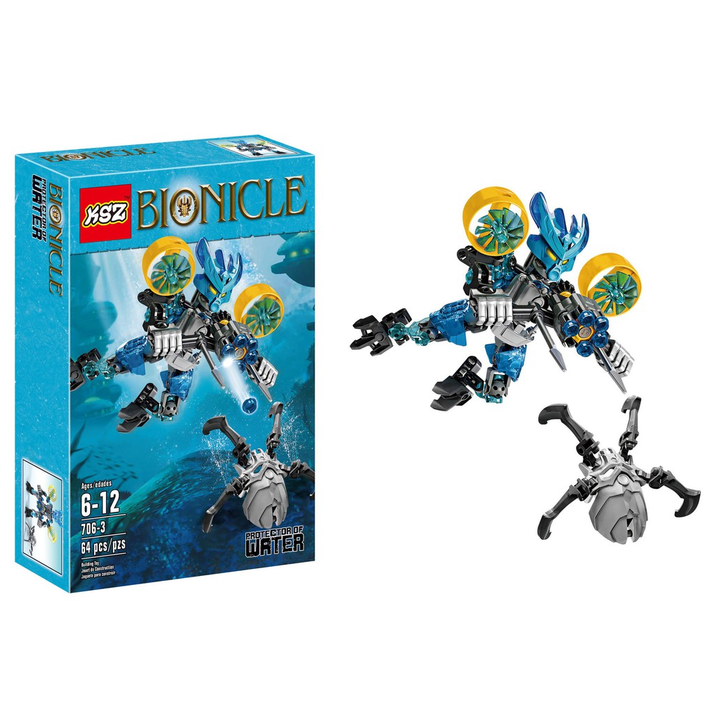 Mô hình lắp ráp Bionicle KSZ Protector of Water 706-3