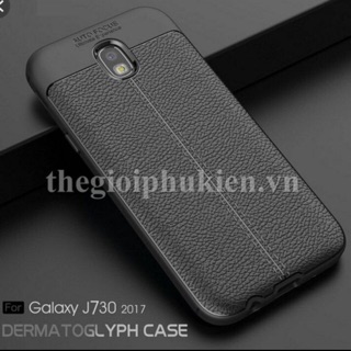 Ốp lưng giả da chống sốc cho samsung J730/J7 pro