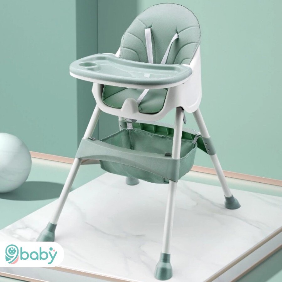 Ghế ăn dặm cho bé điều chỉnh độ cao 9BABY