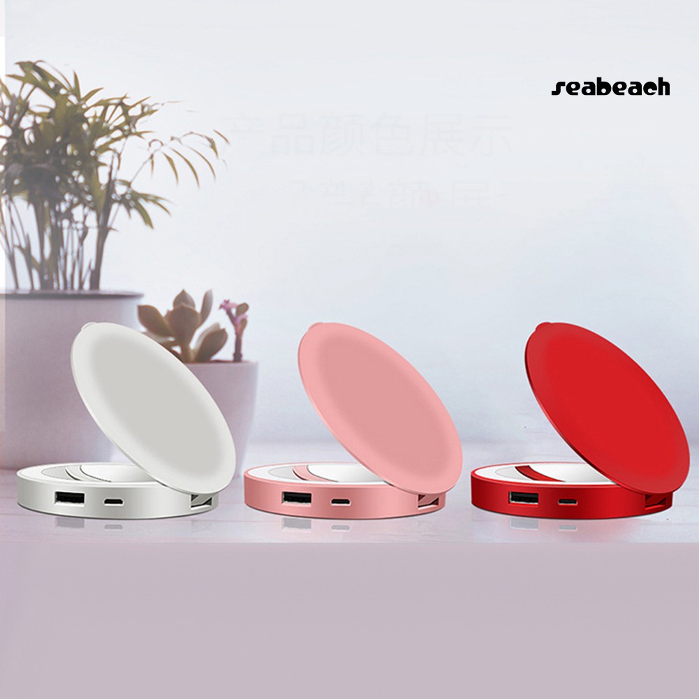 Gương Trang Điểm Gấp Ba Khúc Có Đèn Led