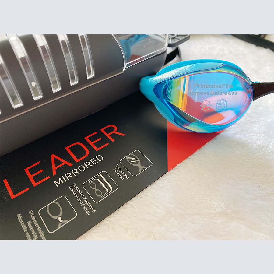 Kính bơi chuyên nghiệp nhập khẩu từ Đức Aquafeel dòng Leader Mirrored siêu nhẹ  dành cho người lớn và trẻ em