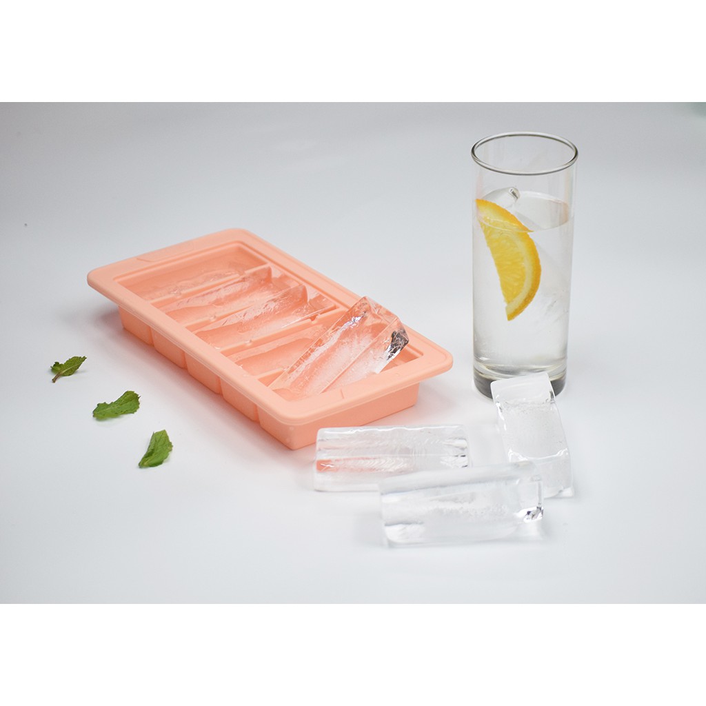 [HOT HOT] Khay làm đá 5 ngăn cỡ lớn Q SILI-KIT bằng silicon, kích thước 24.5x12.5cm, dễ dàng làm và lấy đá ra khỏi khay | BigBuy360 - bigbuy360.vn