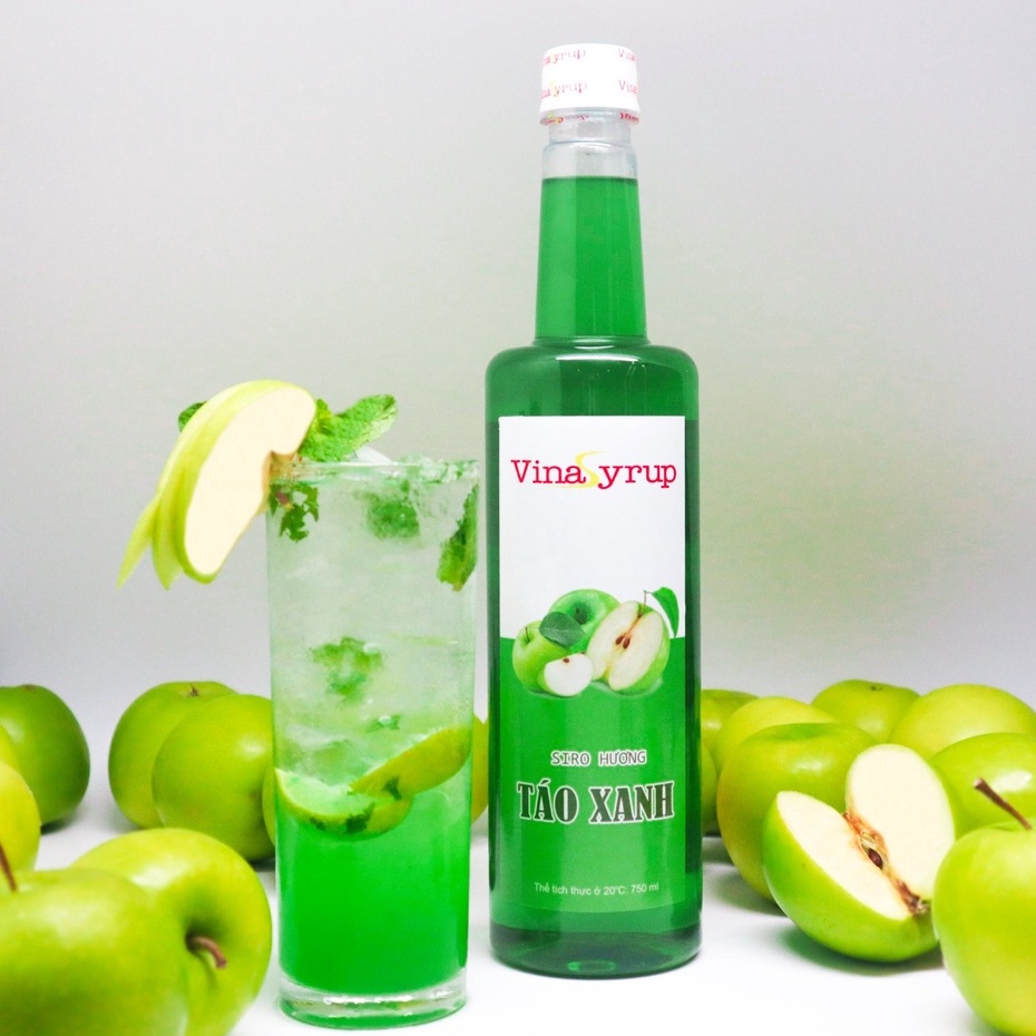 Siro Táo Xanh VinaSyrup 750ml
