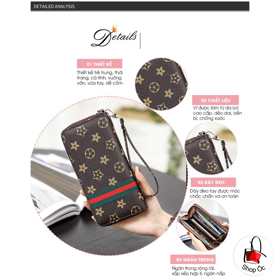 Ví Nữ Cầm Tay Cao Cấp E0188 - 3 Màu Sang Trọng | BigBuy360 - bigbuy360.vn