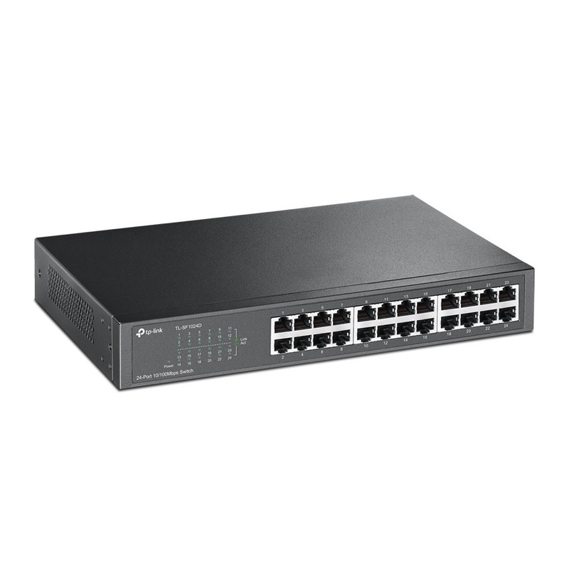 Bộ chia mạng 24 cổng TPLink SF1024D, DLINK DES 1024D chính hãng FPT phân phối - Switch 24 port TPlink 10/100 mpbs