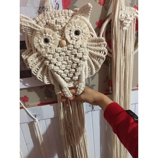 Cú macrame size to 25