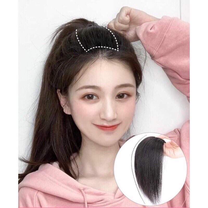 Tóc giả kẹp mái phồng cho bạn nào tóc thưa , ❤️❤️❤️ tóc giả che hói