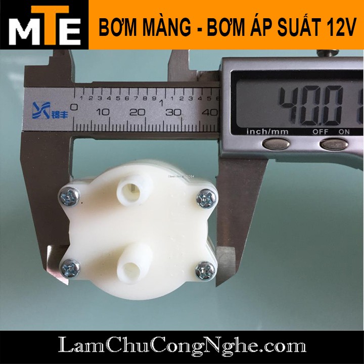 Bơm màng - Bơm nước tự mồi 12V Sử dụng động cơ 365