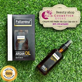 Tinh dầu phục hồi tóc hư tổn Argan Oil Pallamina Collagen Keratin Complex 60ml