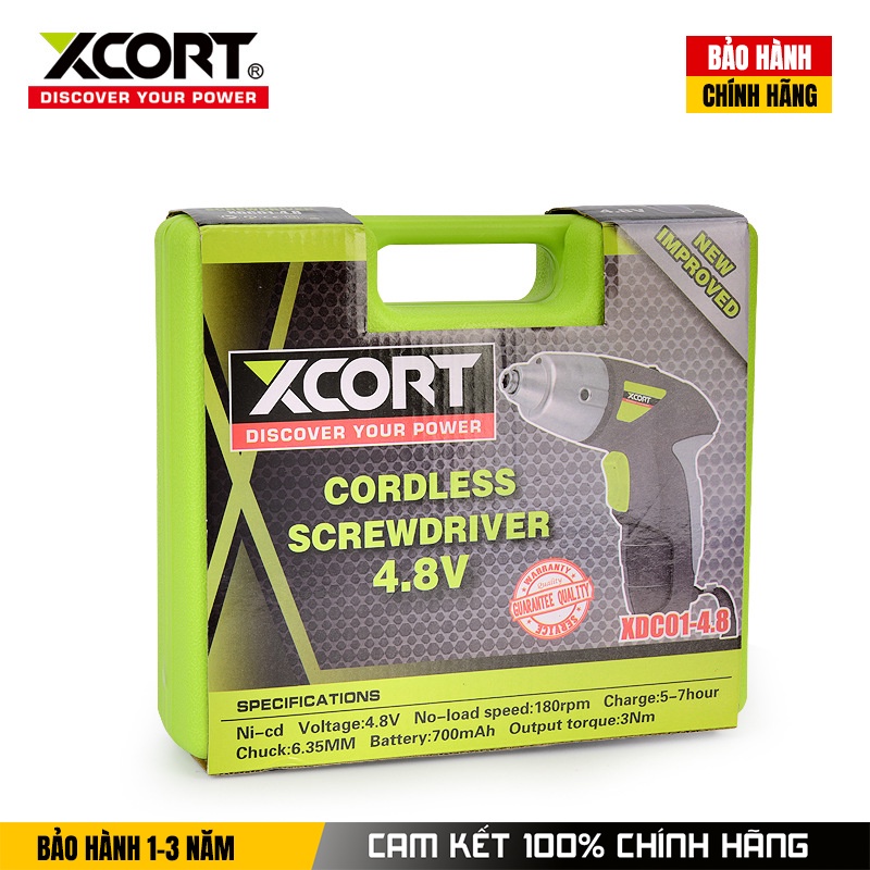 Máy Bắn Vít Máy Vặn Vít XCORT 4.8V XD01-4.9