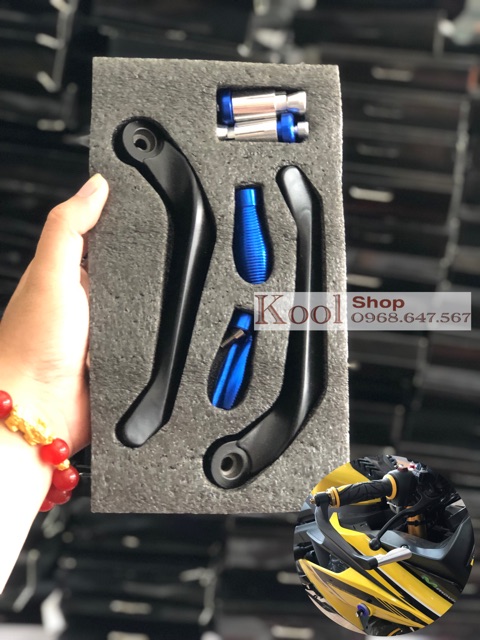 ( Giá 1 Đôi ) Bảo Vệ Tay Phanh Nhôm CNC K019 Loại 1 Đẹp