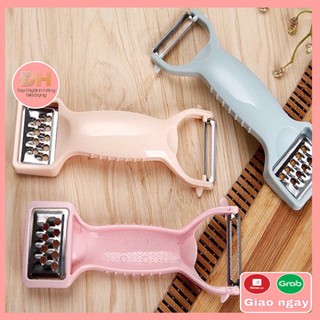 Nạo gọt bào rau củ 2in1 bằng nhựa lúa mạch - Đồ Gia Dụng Abeo