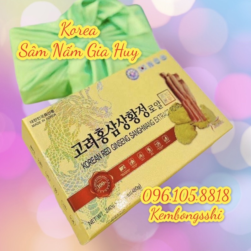 Cao Hồng Sâm Nấm Thượng Hoàng CAO CẤP Hàn Quốc