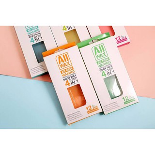 Wax lông dạng miếng All Wax All New Perfect Strips Body Wax 4 Step In 1