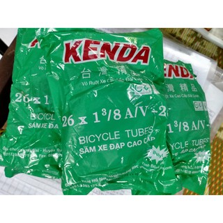 RUỘT, SĂM XE ĐẠP 26x1.3/8 (660) VAN XE MÁY KENDA