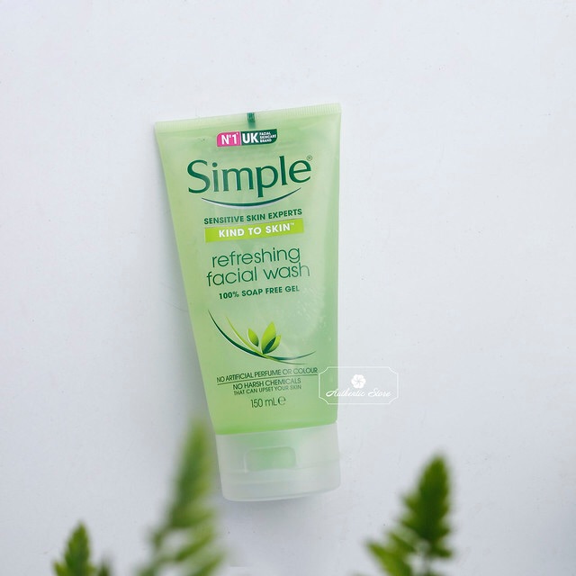 Sữa rửa mặt Simple Refreshing Facial Wash Gel 150ml