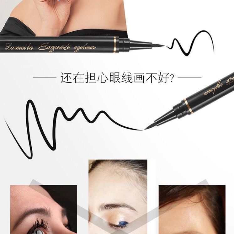 Bán Chạy#Bút Kẻ Mắt Dạng Lỏng Màu Đen Nhanh Khô Lâu Trôi Chống Thấm Nước Không Bị Nhòe 8 / 23aa Dành Cho Người Mới Bắt Đầu