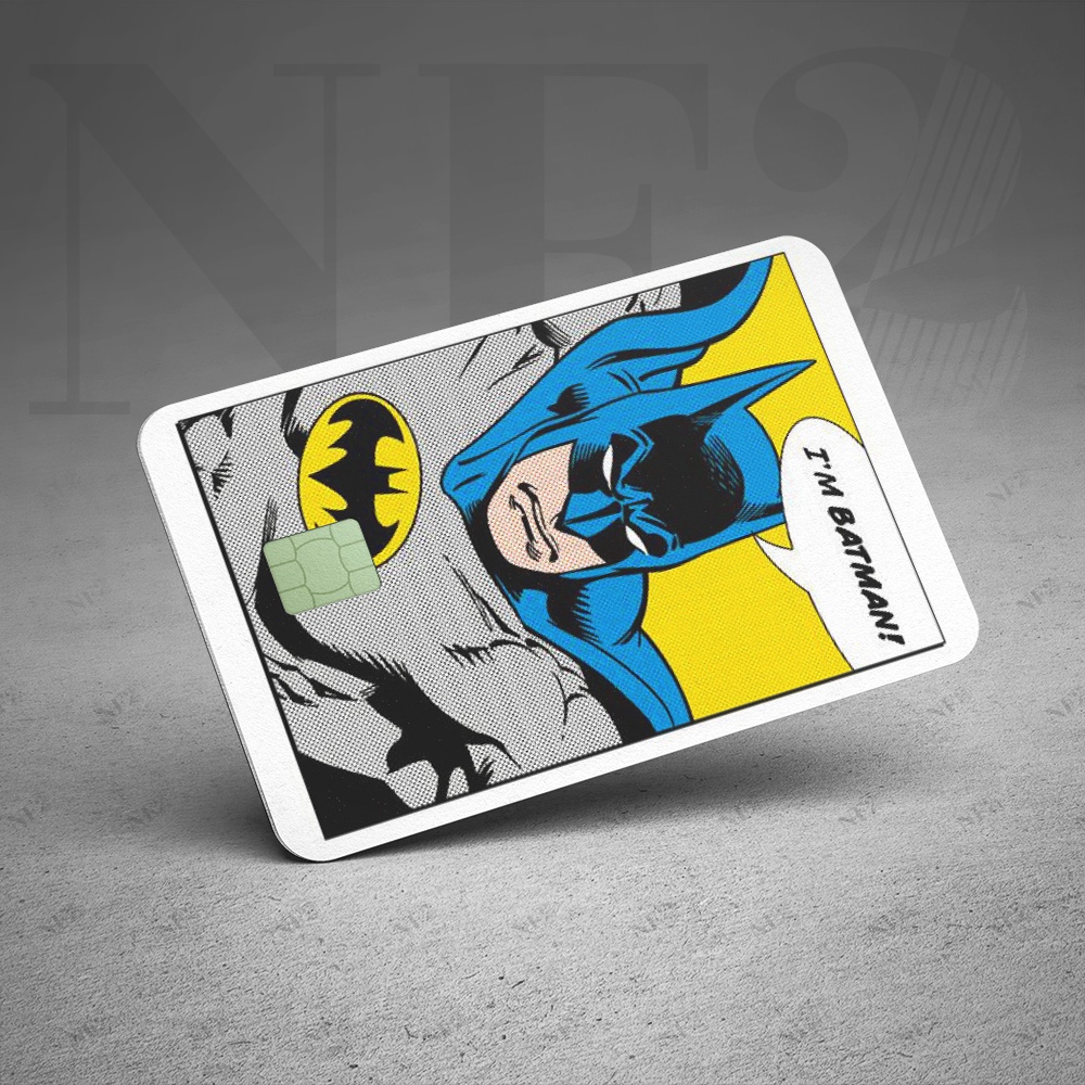 BATMAN - Decal Sticker Thẻ ATM  Miếng Dán Trang Trí NF2 Cards