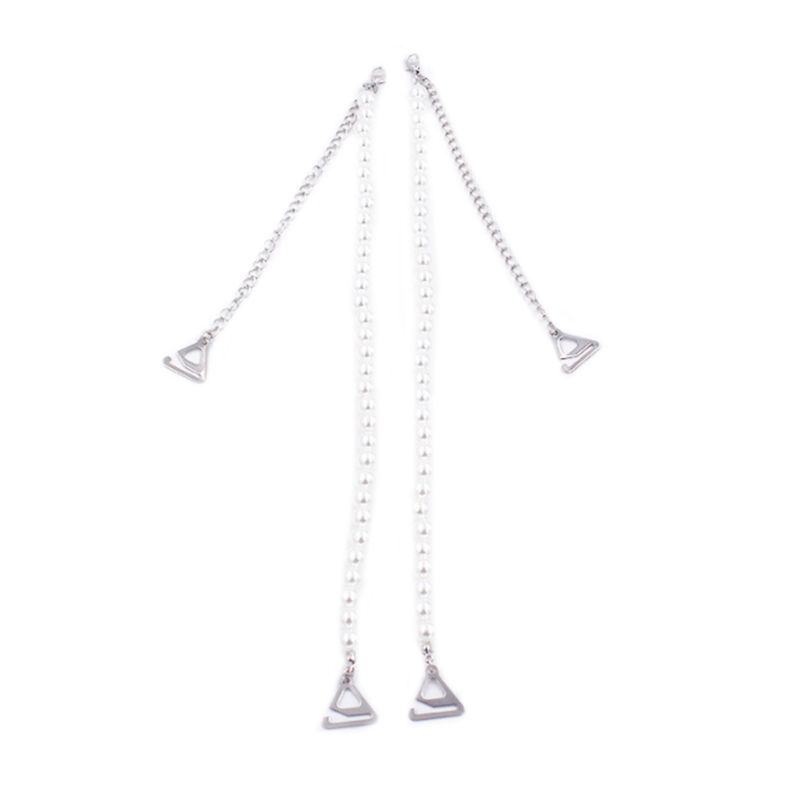 Dây buộc áo ngực đính ngọc trai nhân tạo 6mm/8mm thay thế tháo được cho đầm cưới nữ