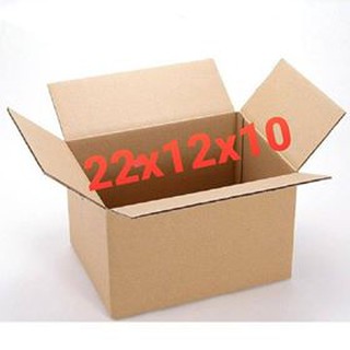 [SIÊU RẺ] 30 hộp carton size 22x12x10 giấy cứng hộp đẹp đóng hàng
