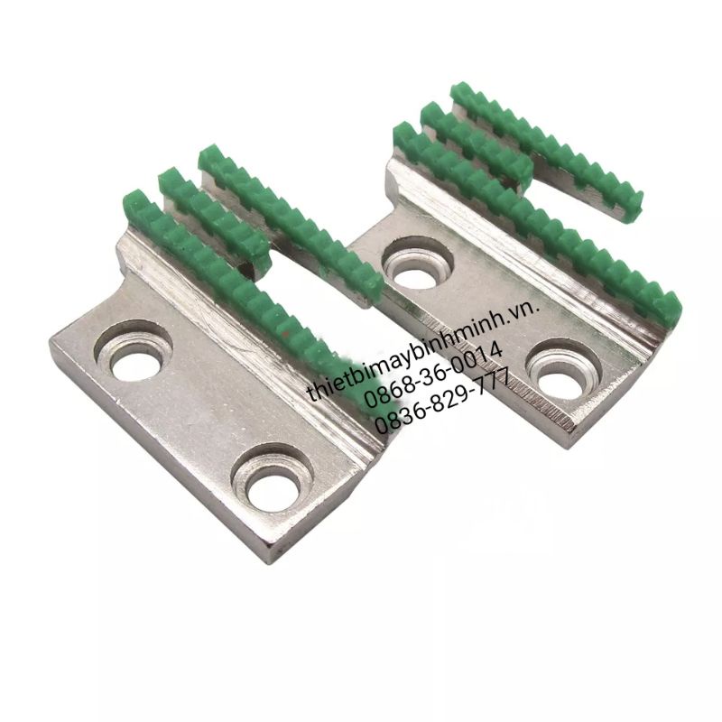 Răng cưa 3 cầu nhựa xanh máy may 1 kim công nghiệp