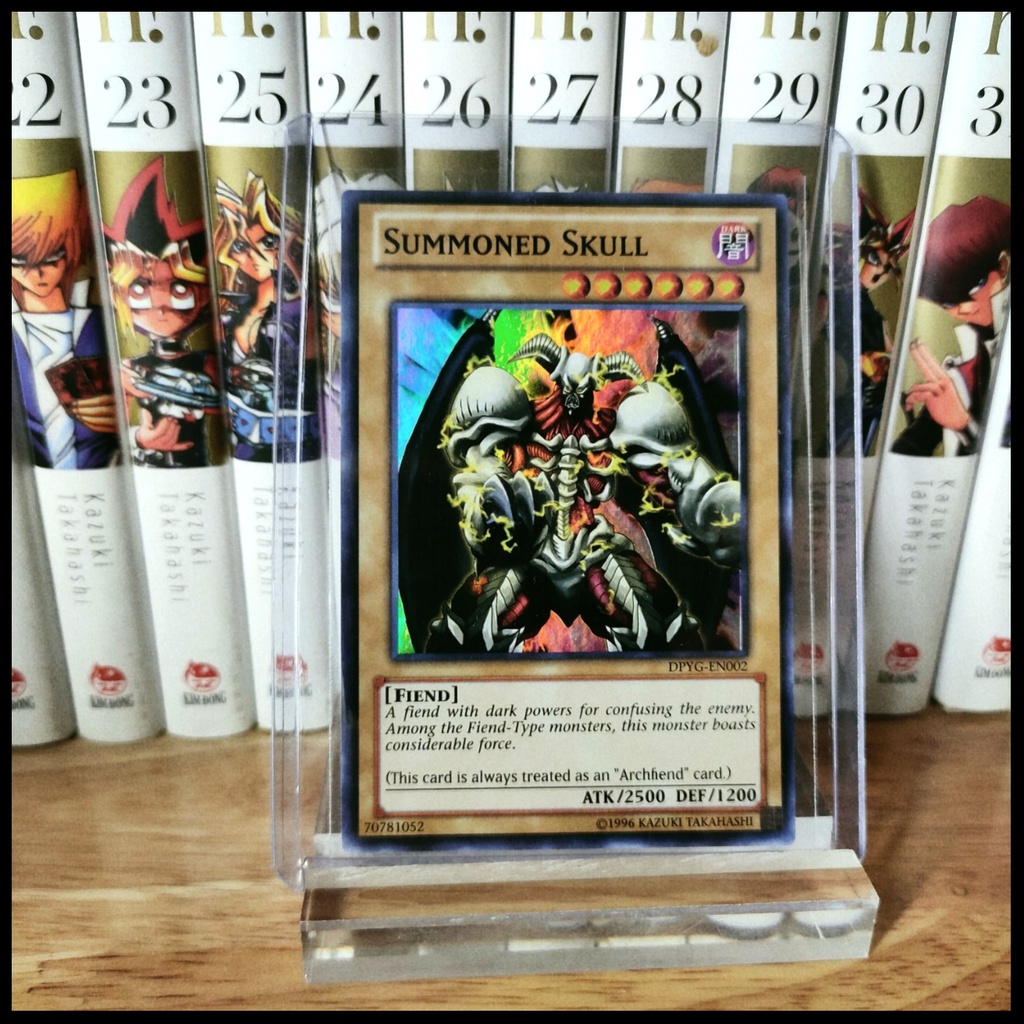 Thẻ bài yugioh chính hãng Triệu hồi Demon - Summoned Skull  – SUPER RARE