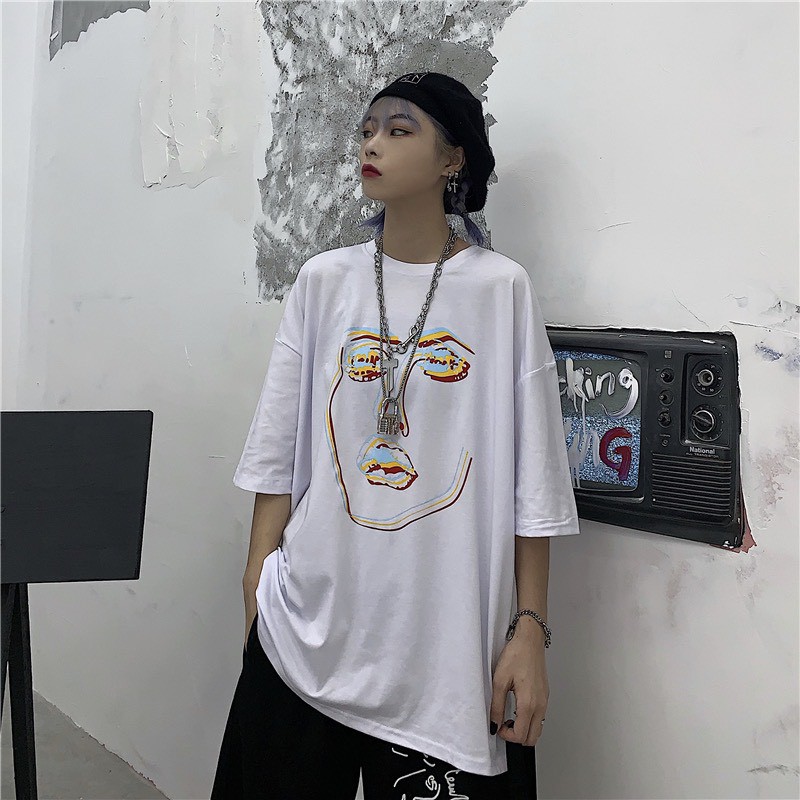 Áo thun tay lỡ form rộng unisex Neko.sg ATL219
