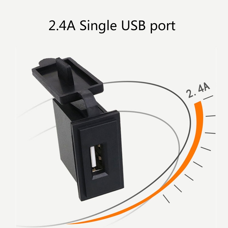 Bộ Sạc Xe Hơi 12-24V 2.4A Cổng USB