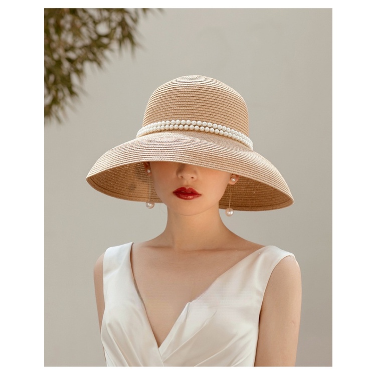 Nón rộng vành chống nắng mùa hè phong cách Hàn Quốc thiết kế mới cho nữ