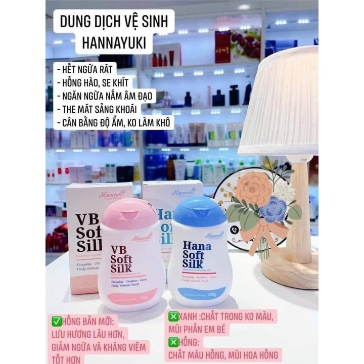 Dung Dịch Vệ Sinh Phụ Nữ Hana Soft Silk Hanayuki CHÍNH HÃNG 100%