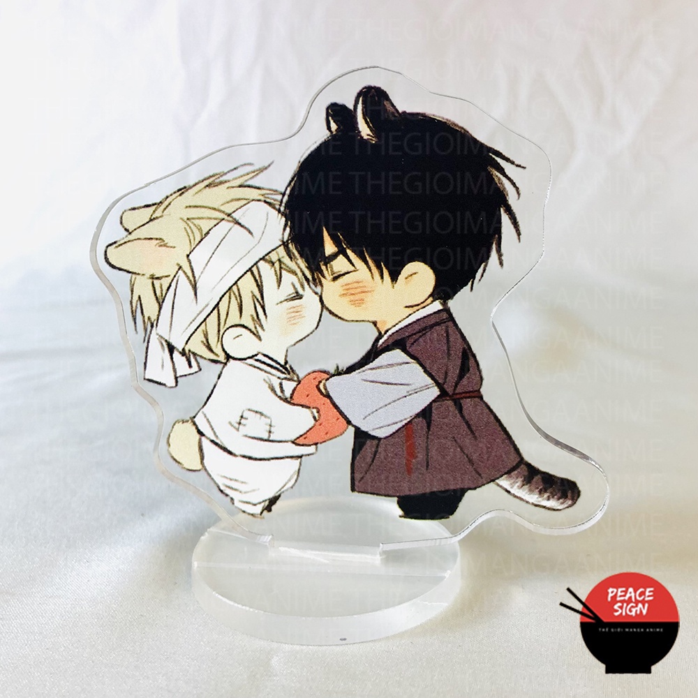 Mô hình mini NO LOVE ZONE BL Standee Không Chốn Yêu Đương manhwa chibi mica trưng bày