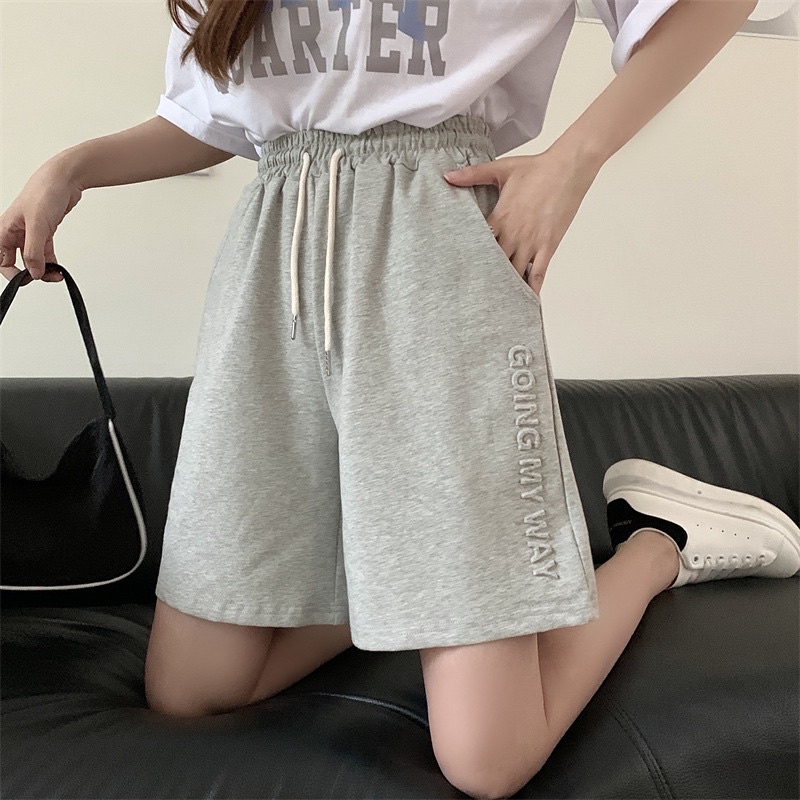 Quần đùi nam nữ unisex Chữ Rập Nổi basic nhiều màu chất thun ctton mềm năng động quần short thể thao