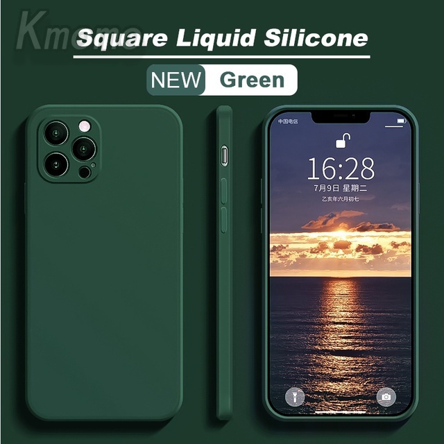 Ốp Điện Thoại Hình Khối Rubik Cho iPhone 11 12 Pro Max XR 6 6s 78 Plus 12 Mini Bảo vệ ống kính máy ảnh màu rắn Vỏ bảo vệ điện thoại silicone chống va đập